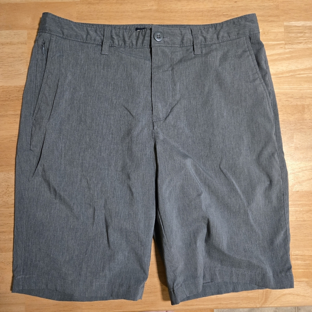 Two Pairs of Charcoal Men's Flat Front Shorts